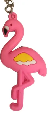 Produktbild von SOMA Schlüsselanhänger Flamingo Anhänger Geschenk Cartoon Schlüsselanhänger Silikon Grüner Schlüsselanhänger für Handyhülle Charme Rucksack Geschenk