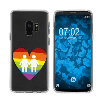 Produktbild von PhoneNatic Case kompatibel mit Samsung Galaxy S9 Silikon-Hülle pride Frauen M4