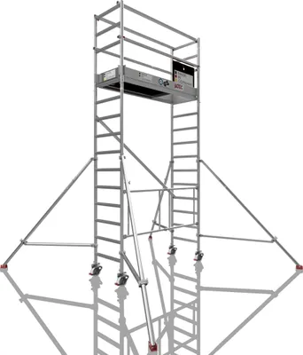 Image de ALTEC AluKlik 2.0 500 | AH 5 m | Largeur 0,7 m | Echafaudage roulant | Echafaudage pliant