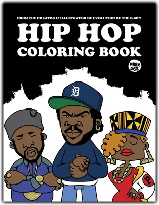 Produktbild von Hip Hop Coloring Book