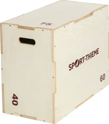 Produktbild von Sport-Thieme Plyobox "Holz", 40x60x75 cm