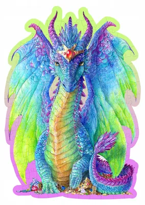 Produktbild von Wooden.City Magnifiizenter Drache Holzpuzzle 150 Teile