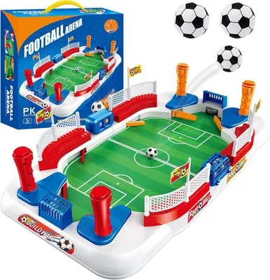 Productafbeelding van Mini tafelvoetbalspel groot, voor binnen, bordspel voor twee spelers