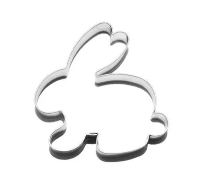 Produktbild von Ausstechform Hase Kaninchen Plätzchenausstecher Ausstecher Teig Keksausstecher