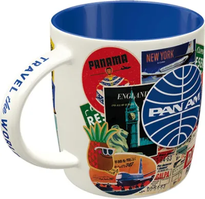 Zdjęcie produktu dla Kubek Pan Am Travel Collage