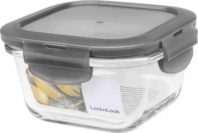 Immagine prodotto di LocknLock  oven glass 300ml 120 x 120 x 65 mm, Deckelfarbe grau LLG205G