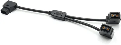 Image de Câble Y D-Tap - Connecteur D-Tap vers double prise - Câble d'alimentation prolongateur - Batterie Blackmagic Pocket Cinema Camera 4K