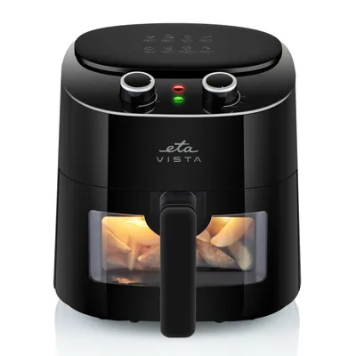 Zdjęcie produktu dla Frytkownica ETA016890000 Vista I Moc 1300 W I Pojemność 4,3 L I Ciepłe powietrze I Czarna