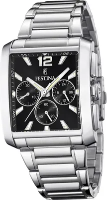 Produktbild von Festina Edelstahl Herren Uhr Armbanduhr silber Elegant D2UF20635/4
