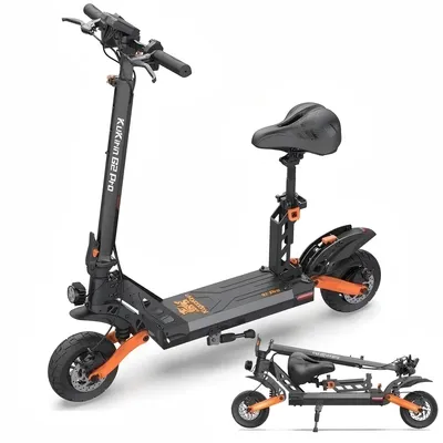 Image de G2 PRO - Trottinette électrique pliable - Roues 9" - Batterie 48v 15Ah - Autonomie 55KM – Freins à double disque - Selle amovible - Écran LED