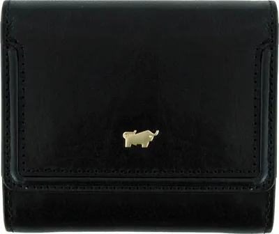 Produktbild von Braun Büffel Leder Geldbörse Venice Wallet 4CS Black schwarz