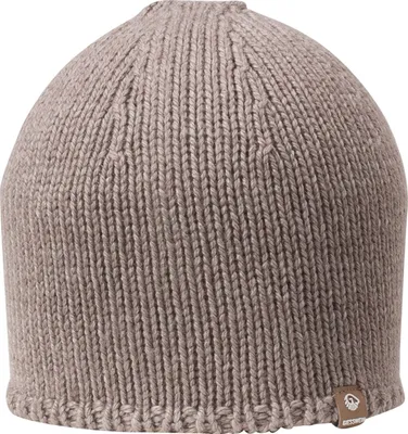 Giesswein Unisex leichte Strickmütze Merinowolle Hohe Munde in grau