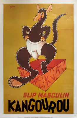 Immagine prodotto di Slip da uomo Kangourou - Seguin - Poster 50x70 cm