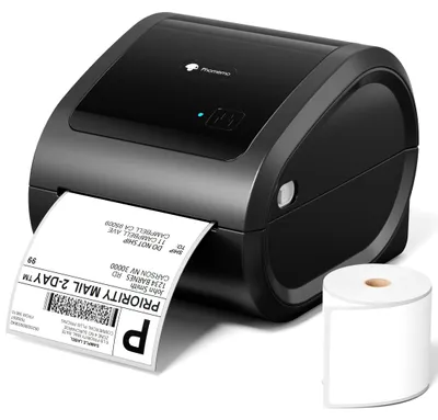 Bluetooth-Etikettendrucker mit 500 Etiketten 4x6 Zoll