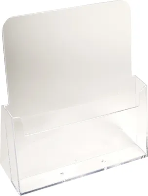 Image de Exacompta 10x Distributeur de prospectus 1 compartiment A4 Cristal 74058D