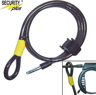 Produktbild von Point Rahmenschlosskabel RS-K160, Security Plus, Stahl, L=1.500mm, schwarz