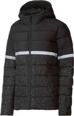 Produktbild von Crivit Damen Steppjacke, mit reflektierenden Details Schwarz S