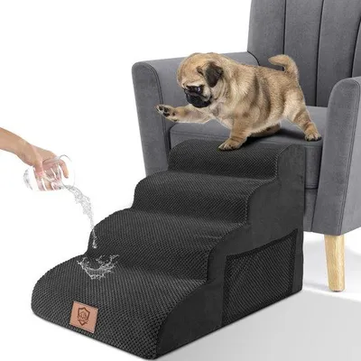 Produktbild von Wasserfeste Hundetreppe, Tragbar, Klein, Hochdichtschaum, Waschbar