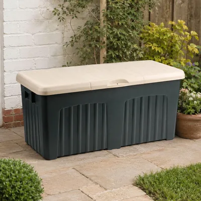 Image de Asco - Coffre, 57x125x56h cm Anthracite, Résistant UV et Imperméable