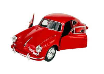 Immagine prodotto di Welly Old Timer Porsche 356 B Rosso 1:34-1:39 Modello in metallo pressofuso Nuovo in scatola 43803