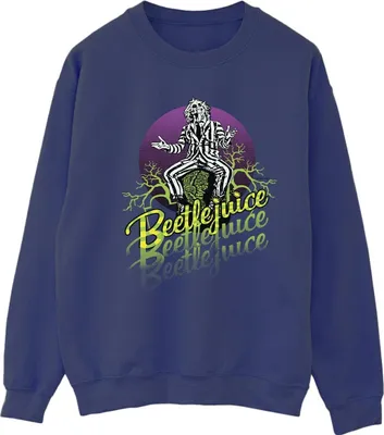 Produktbild von Beetlejuice - Sweatshirt für Damen BI10518 (L) (Marineblau)
