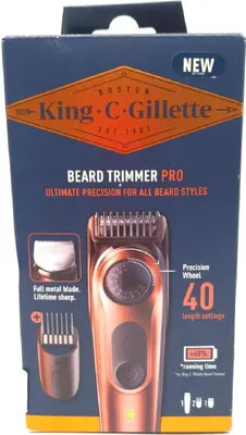 Produktbild von King C. Gillette PRO Elektrischer Bartschneider Männer Präzisionsschneiderad Perfektion