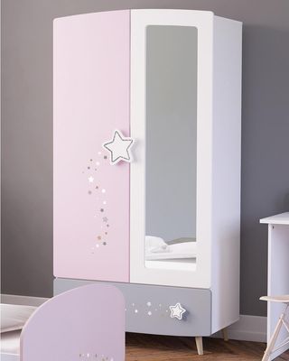 Kinder-Kleiderschrank Schlafzimmerschrank Holzschrank Schrank "Savannah I"