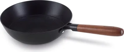 Produktbild von BEKA Mandala, Rund, Wok-/Bratpfanne, Schwarz, Keramik, Eisen, Holz