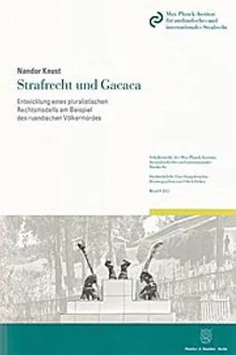 Produktbild von Strafrecht und Gacaca.