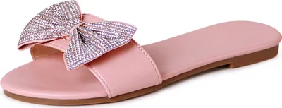 Produktbild von topschuhe24 2069 Damen Glitzer Pantoletten, Farbe:Rosa, Größe:36 EU