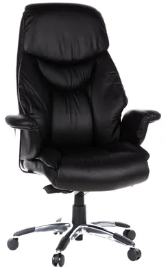 Zdjęcie produktu dla hjh OFFICE Luksusowe krzesło biurowe PRADO Ergonomiczne krzesło biurowe z podłokietnikami Skórzane krzesło obrotowe do biura, domu