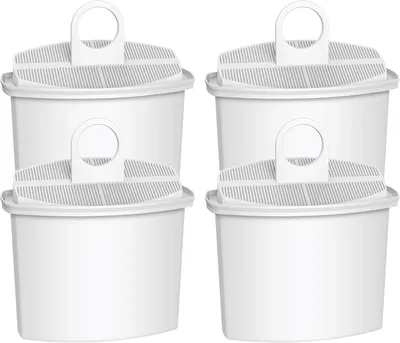 Image de 4 cartouches filtrantes KWF2 es SÜD, compatibles avec la cafetière Braun KWF2, Braun KF560, KF130, KF140, KF550, KF570