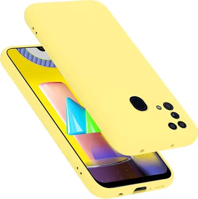 Produktbild von Cadorabo Schutzhülle für Samsung Galaxy M31 Hülle in Gelb Handyhülle Case Cover TPU Etui