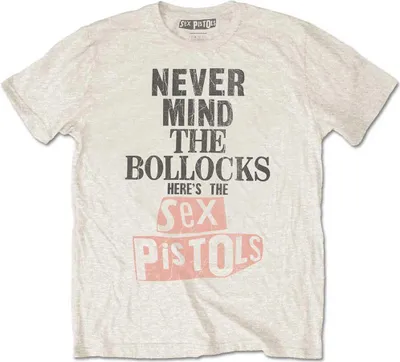 Image de Pistols - T-shirt "Bollocks" pour homme/femme unie RO2366 (L) (Naturel)