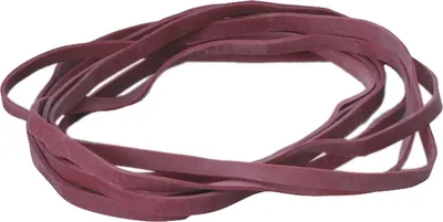 Produktbild von Gummibänder 130x4mm 1000g rot Packung mit 10 Stück