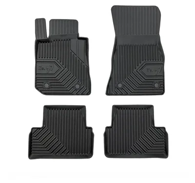 Productafbeelding van Rubberen automatten voor BMW i4 G26 vanaf 2021 (liftback) – 4-delig, zwart, op maat