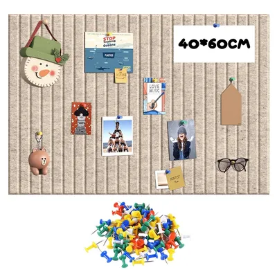 Image de Elzusha - Tableau d'affichage adhésif avec 30 punaises