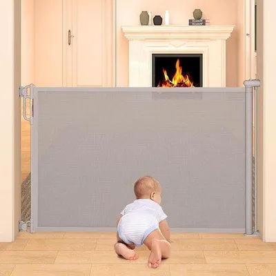 Immagine prodotto di Tenda di sicurezza per bambini - 0-140 cm - altezza 83 cm - Tenda di sicurezza per bambini - Tenda di protezione per scale - utilizzabile sia all'interno che all'esterno
