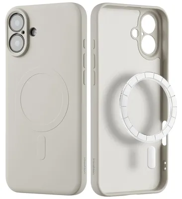 Imagen del producto de Funda de Colores con MagSafe para Apple iPhone 16 Plus - Beige
