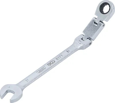 Image de BGS Clé à cliquet à double articulation, coudée SW 11 mm - 6171