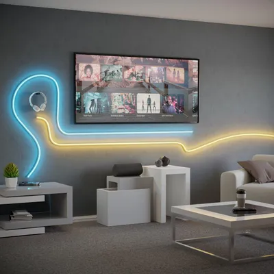 Zdjęcie produktu dla EGLO Neon-stripe-z, Taśma led uniwersalna, Biały, Plastik, IP20, II, Zmienny