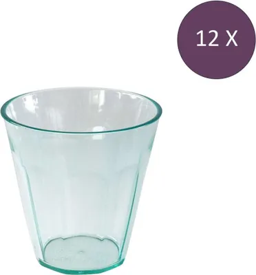 Zdjęcie produktu dla Koziol Nora Kubek 150 ml przezroczysty zielony Zestaw 12 sztuk