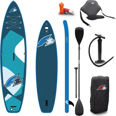 Produktbild von F2 Set Stand Up Paddle Board Pure Oceangreen 11,6 + Kajak Zubehör Paket