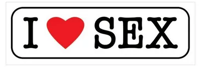 Obrázok produktu pre I Love Sex – 30,5 x 91,5 cm – plagát