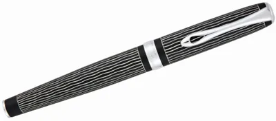Produktbild von Füllhalter Excellence A plus Wave guillochiert lapis schwarz  EF