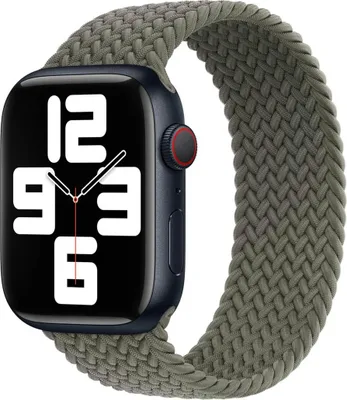 Immagine prodotto di Cinturino intrecciato Solo Loop per Apple Watch | 38/40/41/42 mm - Taglia 8 - Oliva