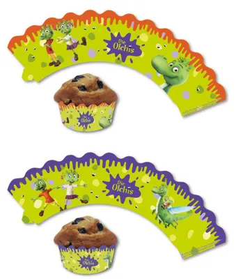 Produktbild von 12 Die Olchis Muffin Banderolen