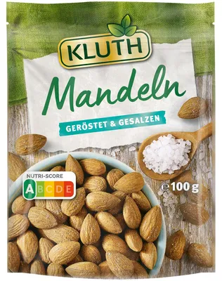 Immagine prodotto di Kluth Mandorle tostate e salate snack di  100g