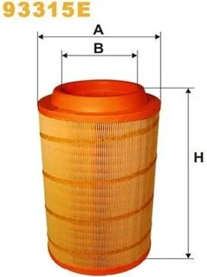 Produktbild von WIX FILTERS 93315E Luftfilter für NISSAN ATLEON