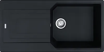 Produktbild von Franke Einbauspüle Fragranit Urban UBG 611-100 – Black Matt